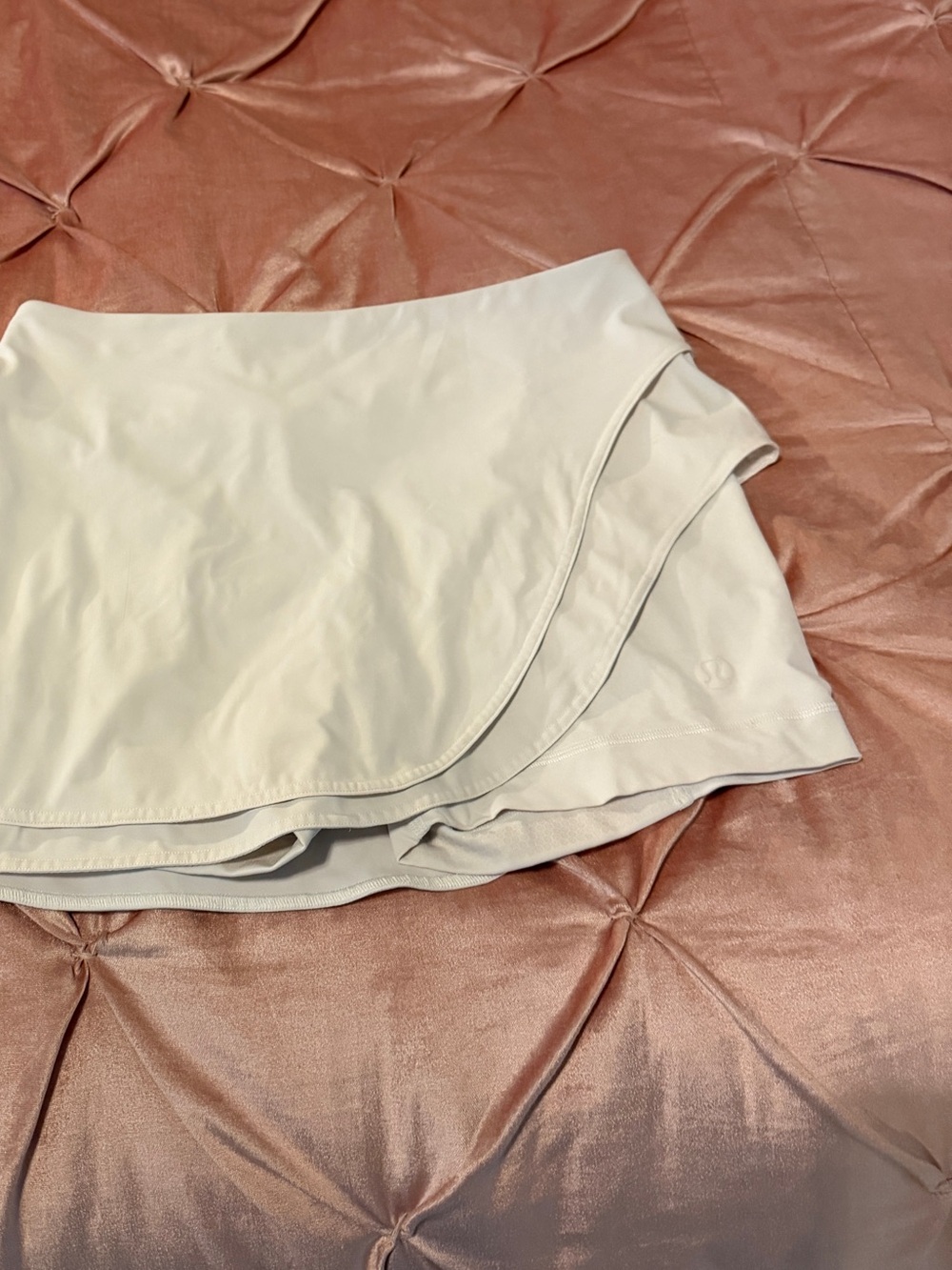 lululemon athletica white Athletic Skort with Built-In Liner